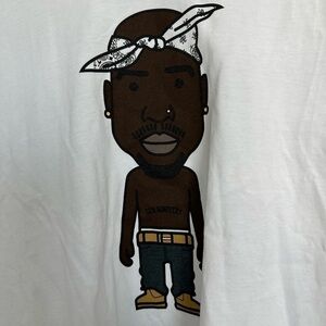 Mister Tee white Tupac tee shirt